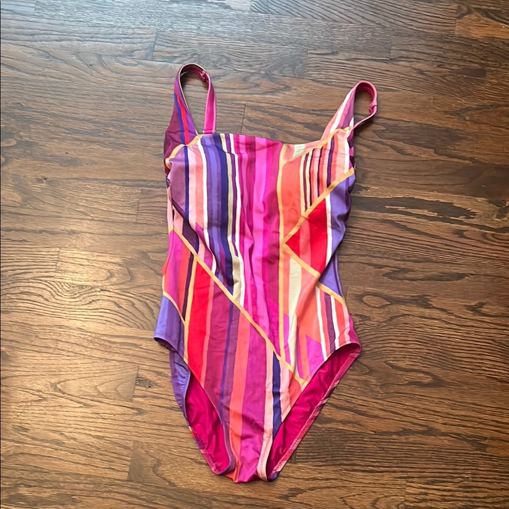 Gottex Multicolor Striped Swimsuit